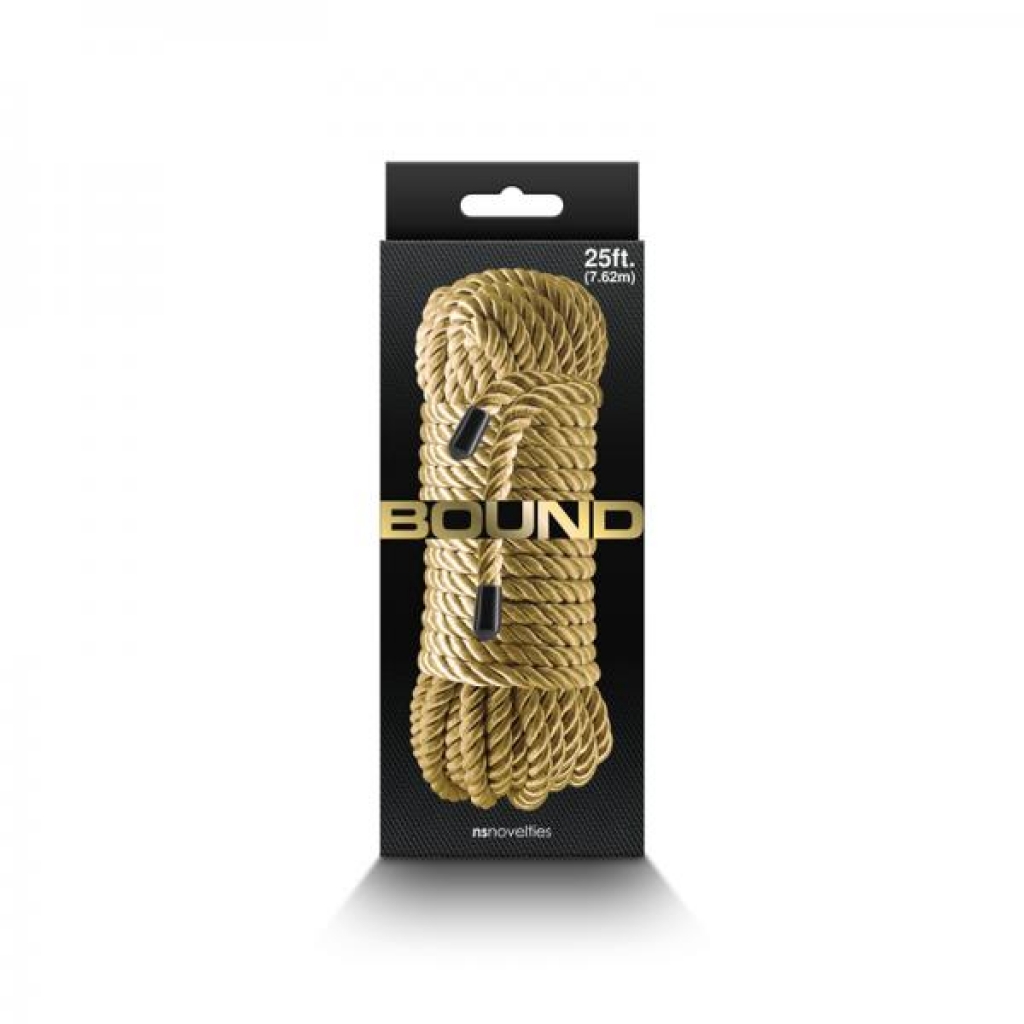 Bound Rope 25ft Gold - Ns Novelties