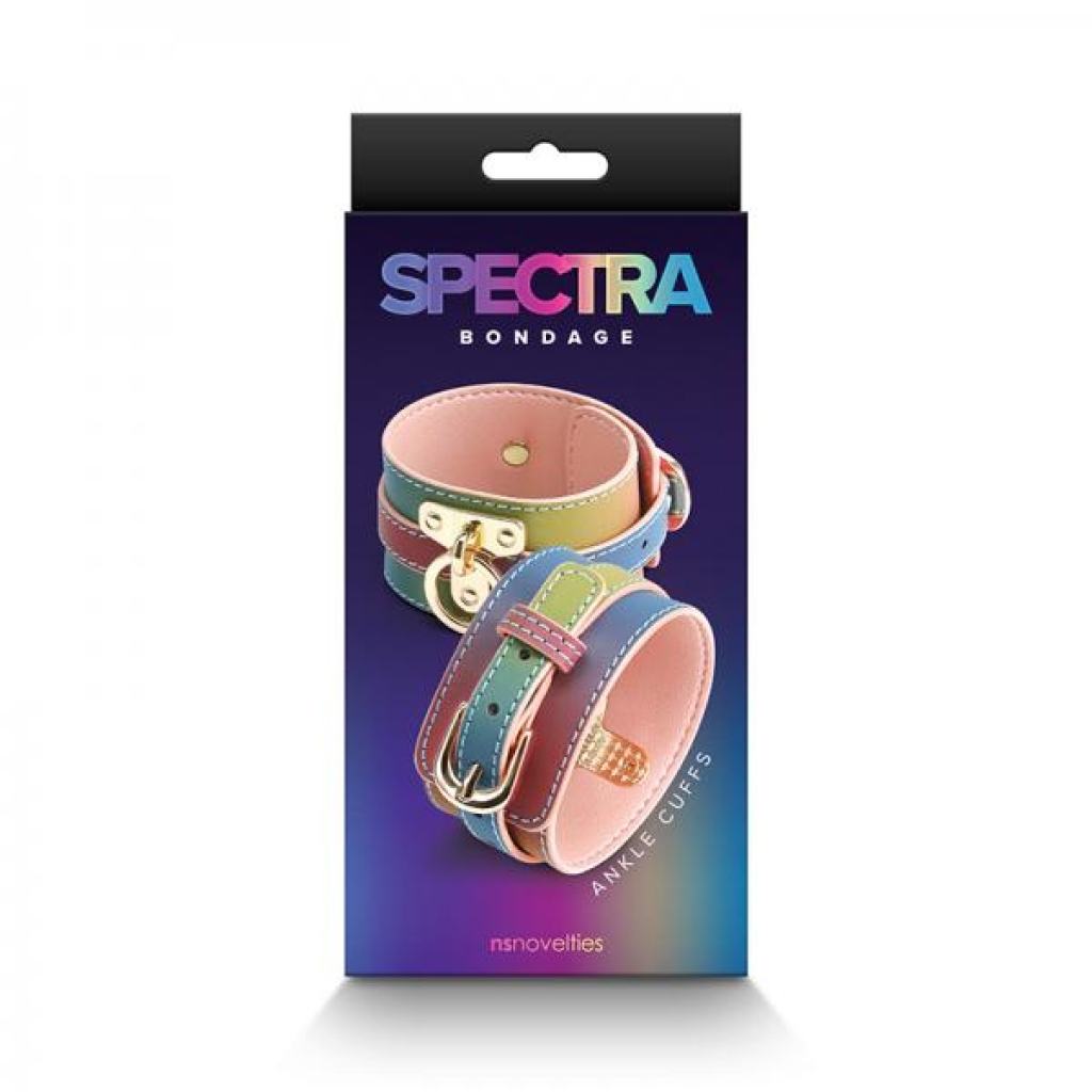 Spectra Bondage Ankle Cuff Rainbow - Ns Novelties