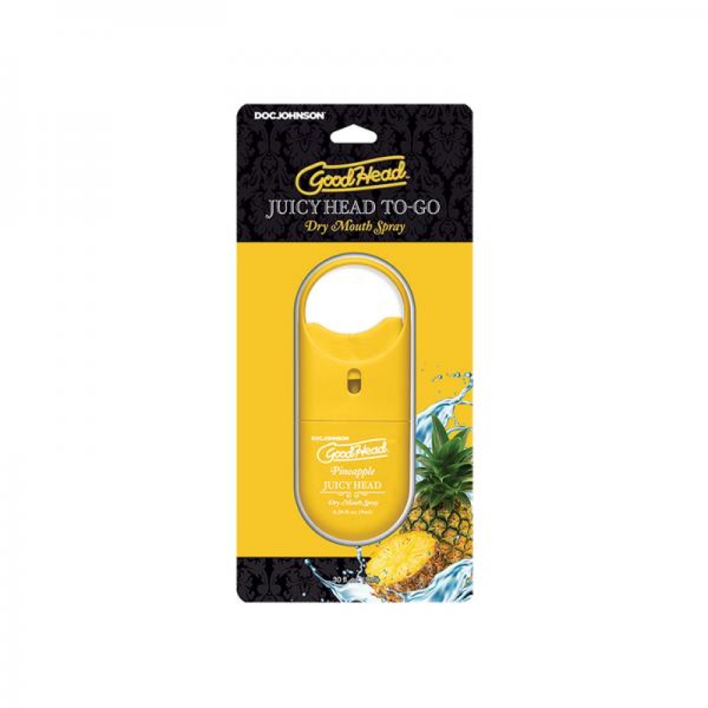 Goodhead Juicy Head Dry Mouth Spray To-go Pineapple .30 Oz. - Doc Johnson