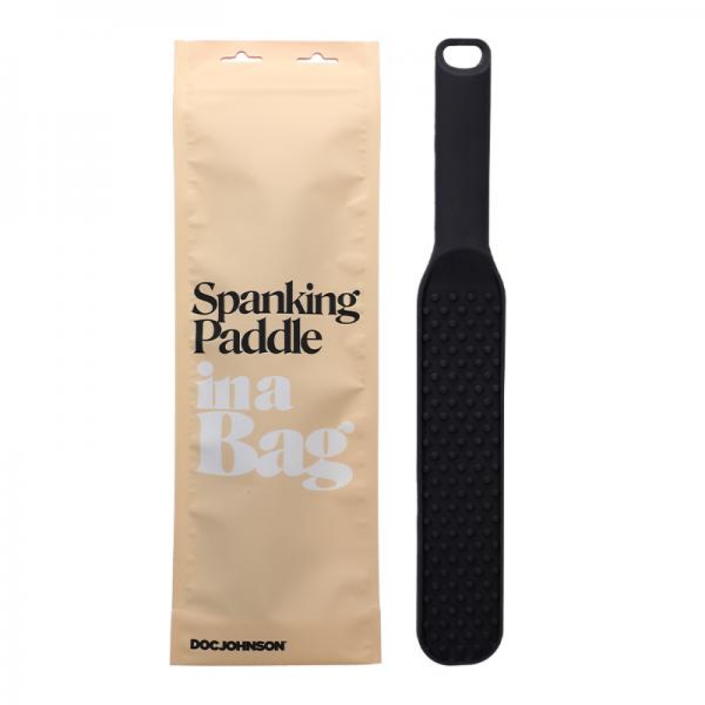 In A Bag Spanking Paddle Black - Doc Johnson