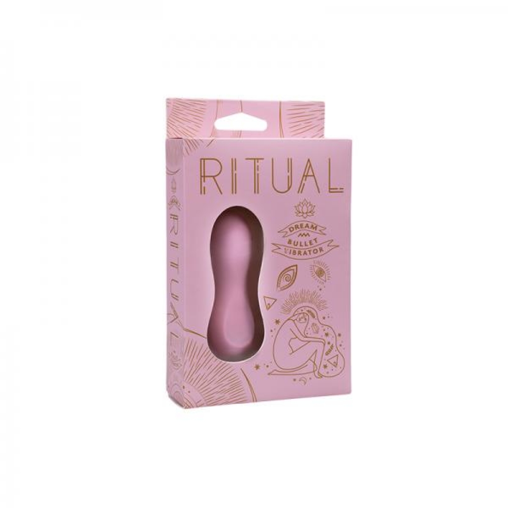 Ritual Dream Rechargeable Silicone Bullet Vibe Pink - Doc Johnson