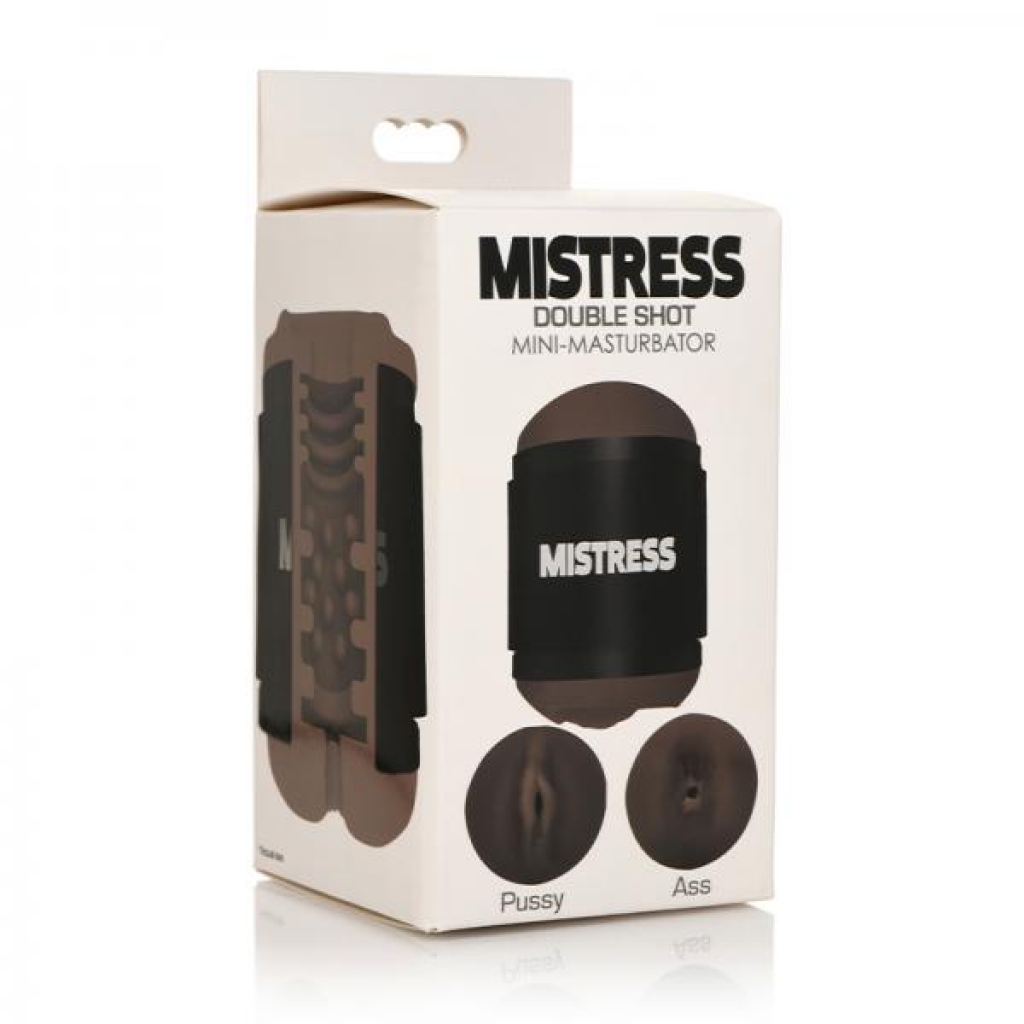 Mistress Mini Double Stroker Pussy & Ass Dark - Curve Novelties