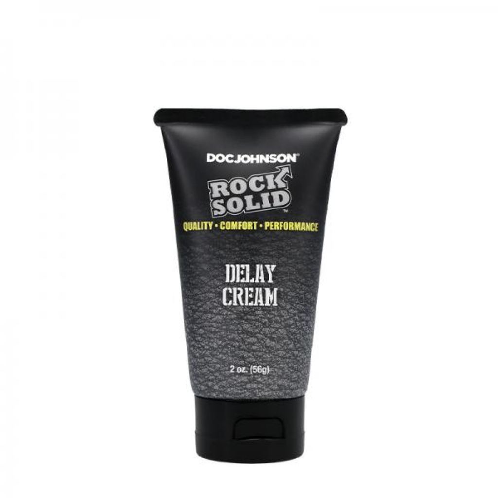 Rock Solid Delay Cream 2oz (bulk) - Doc Johnson