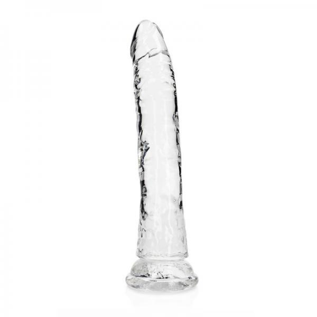 Realrock Crystal Clear Slim 11 In. Dildo Clear - Shots America Llc