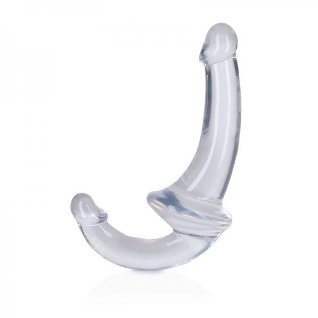 Realrock Crystal Clear 6 In. Strapless Strap-on Dildo - Clear