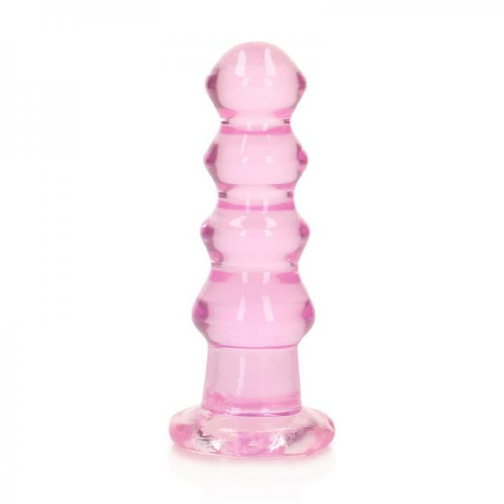 Realrock Crystal Clear Curvy 5.5 Inch Dildo/Plug - Versatile Use