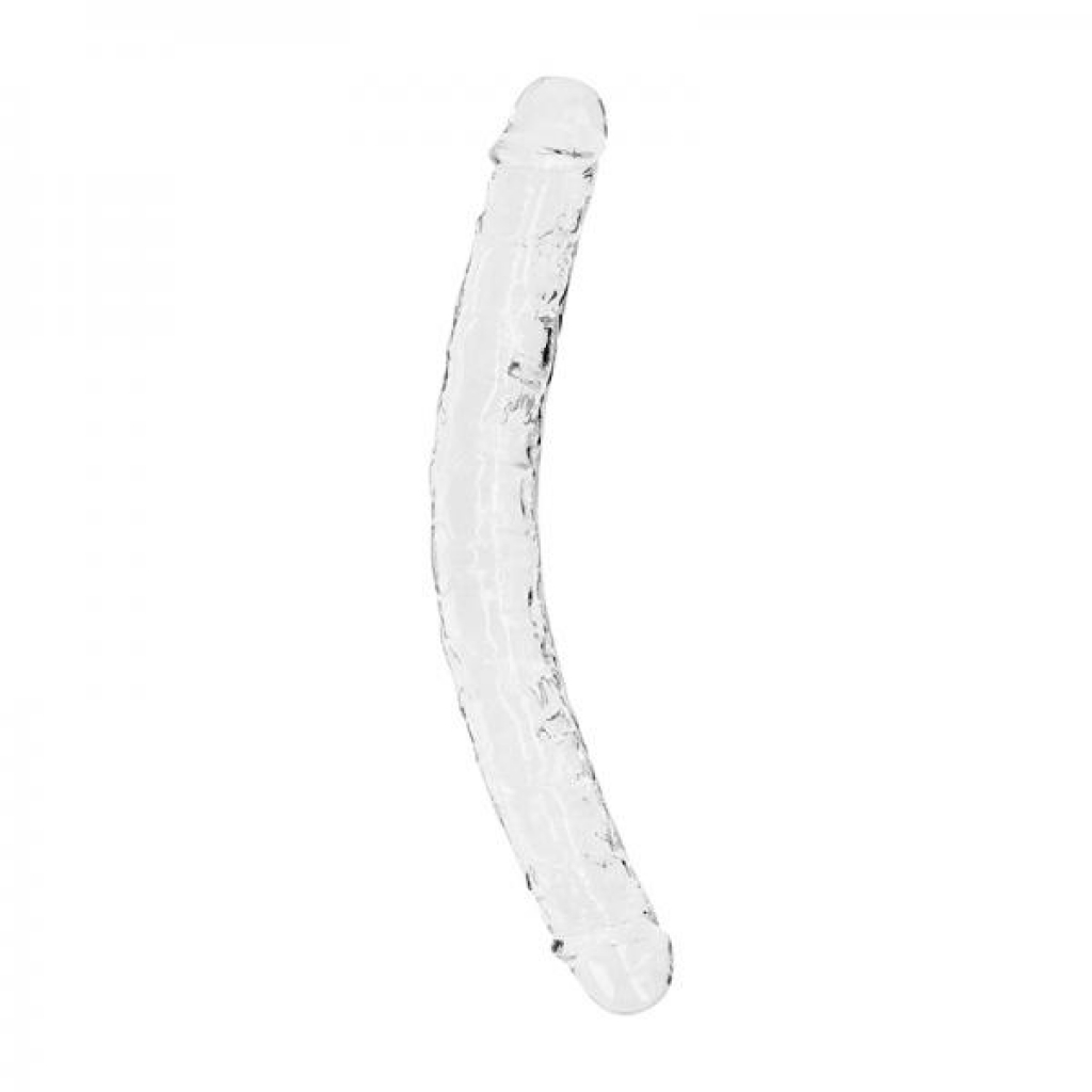 Realrock Crystal Clear Double Dong - 13-Inch Dual-Ended Dildo