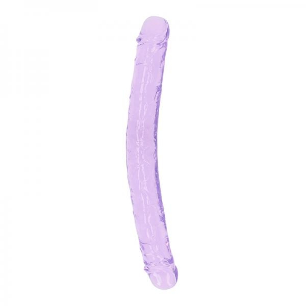 Crystal Clear Dual-Ended Dildo - 13 Inches