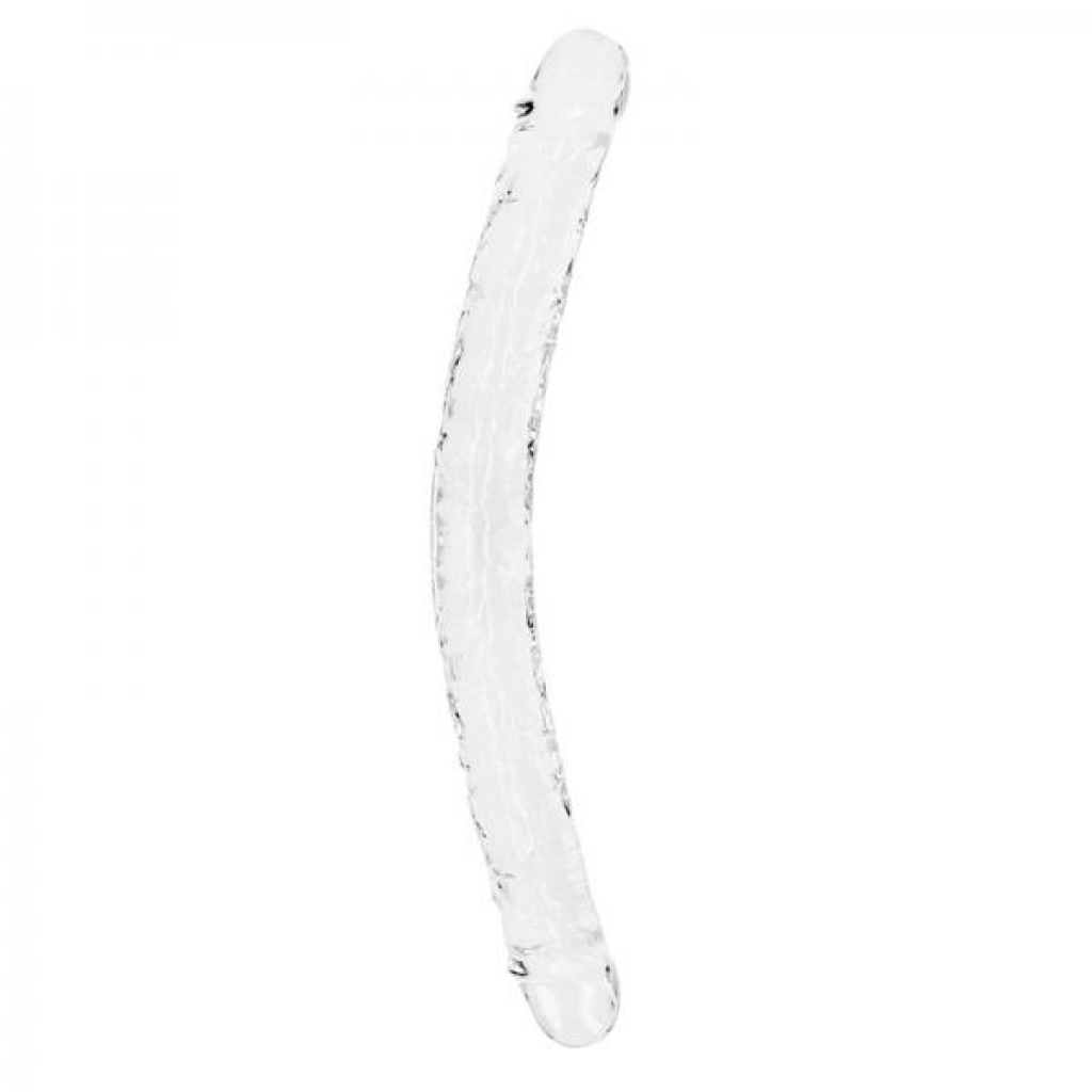 Realrock Crystal Clear Double Dong 18 In. - Versatile Pleasure