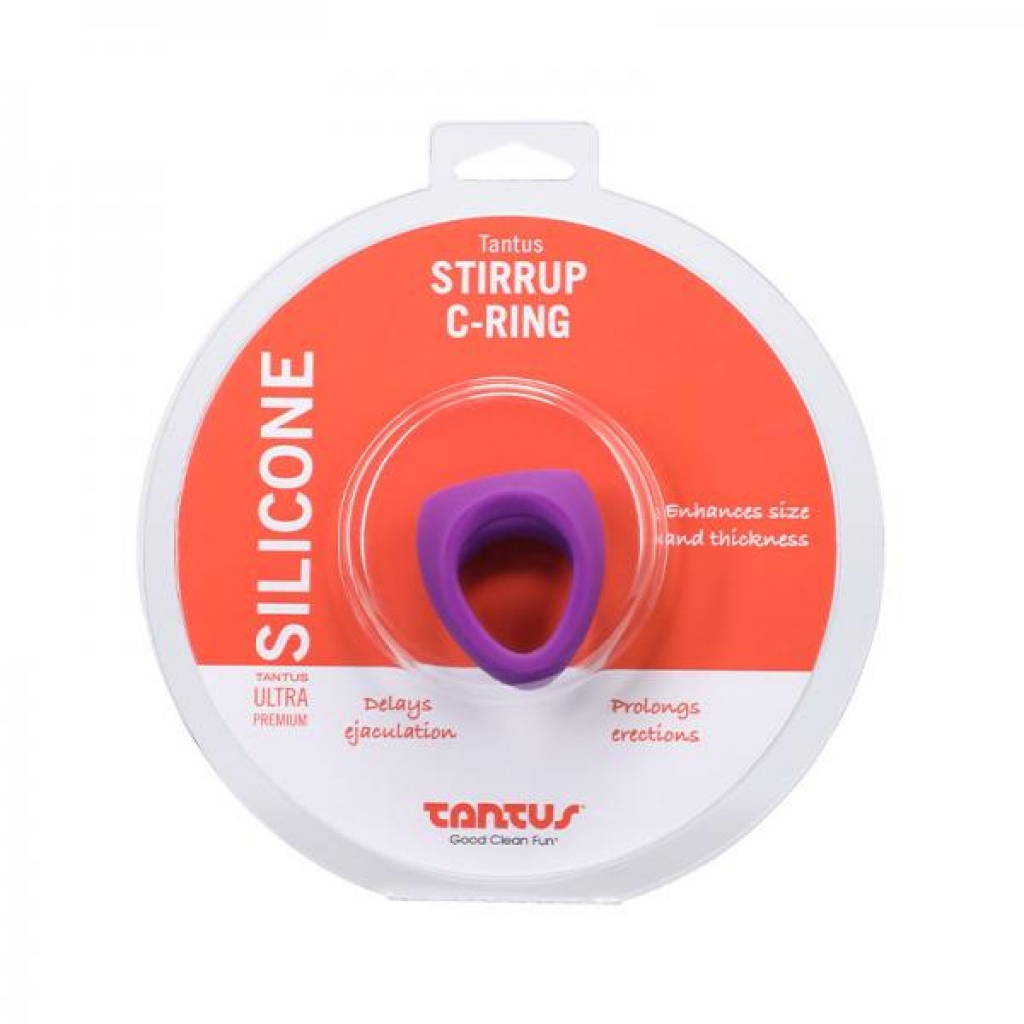 Tantus Stirrup C-Ring - Lilac