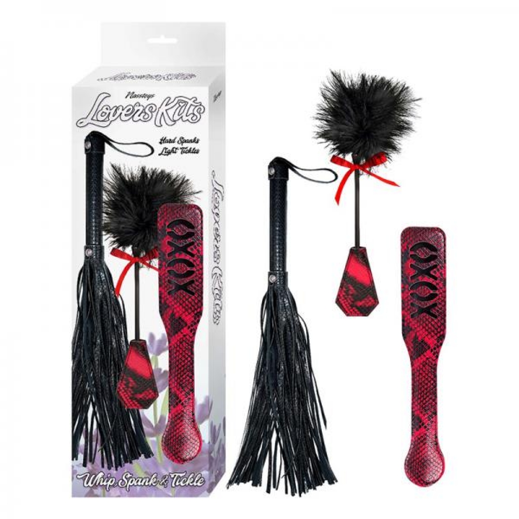 Lovers Kits Whip, Spank & Tickle - Nasstoys