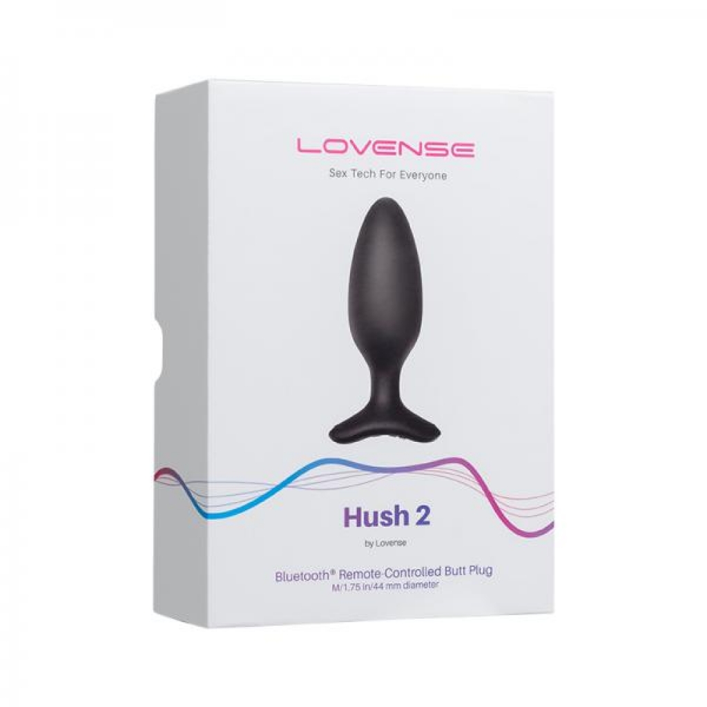 Lovense Hush 2 Bluetooth Remote-controlled Vibrating Butt Plug M 1.75 In. - Lovense