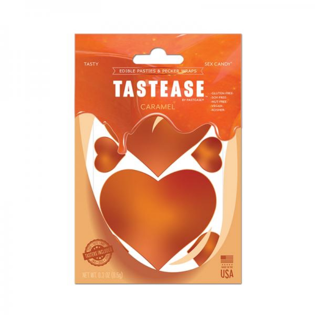 Tastease Edible Pasties & Pecker Wraps - Caramel Candy