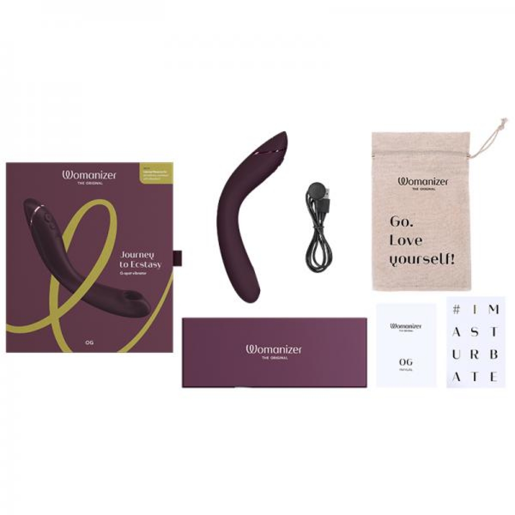 Womanizer Og G-spot Pleasure Air Stimulator Aubergine - Wow Tech Usa Ltd.