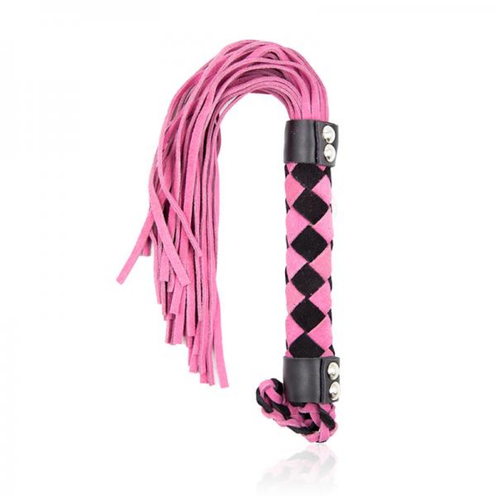 Ple'sur 15.5 In. Leather Flogger Pink - S&g Entertainment Inc