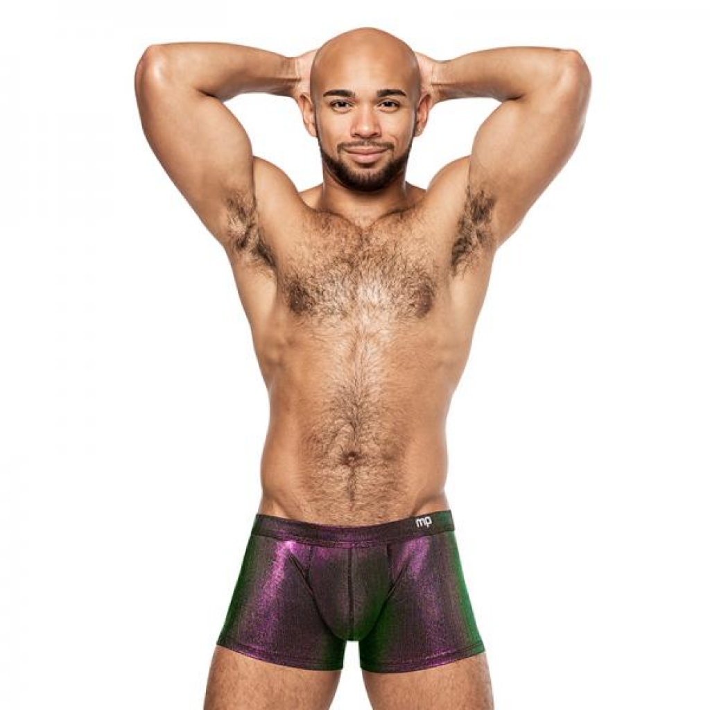 Male Power Hocus Pocus Uplift Mini Short - Purple Large