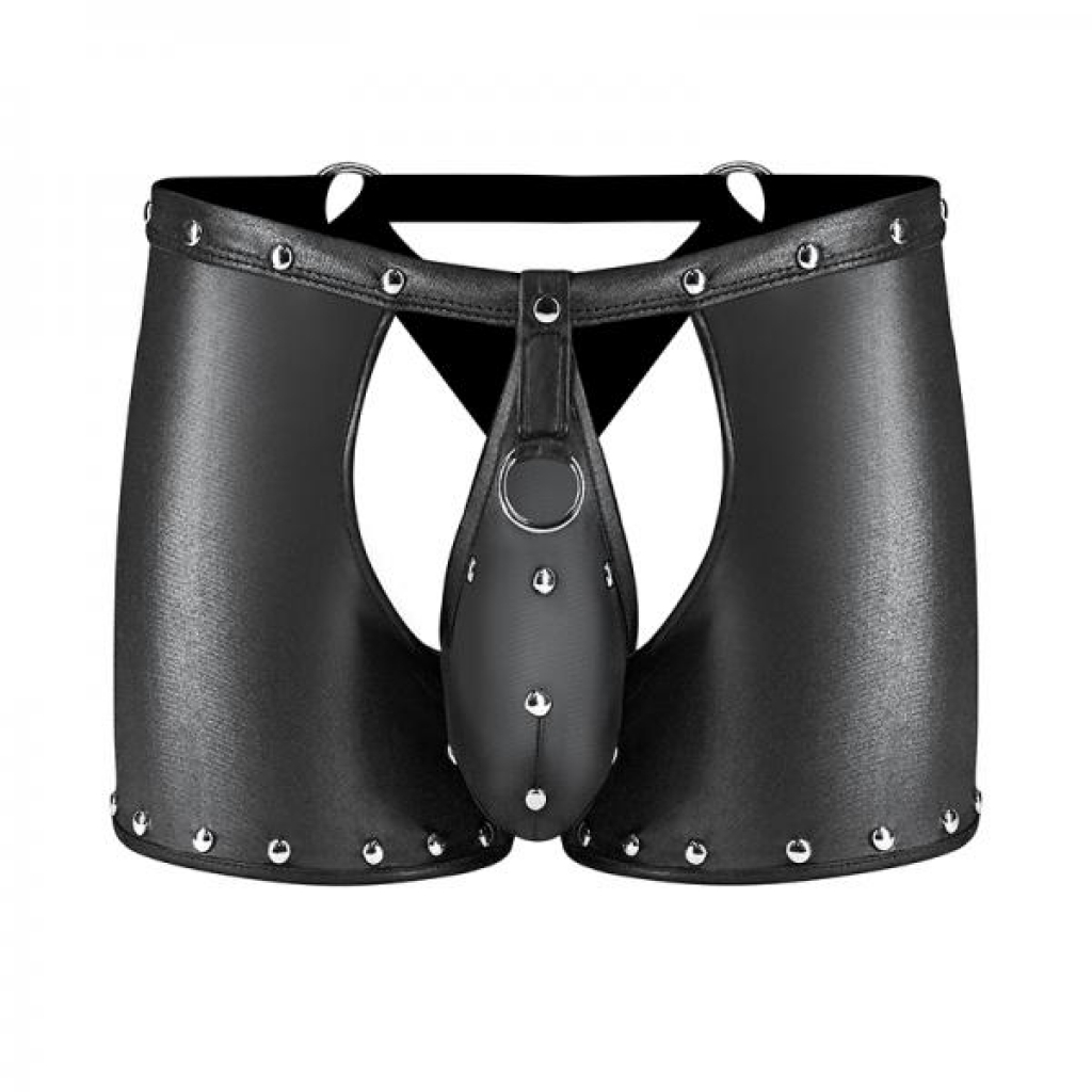 Male Power Fetish Poseidon Leather Look Shorts