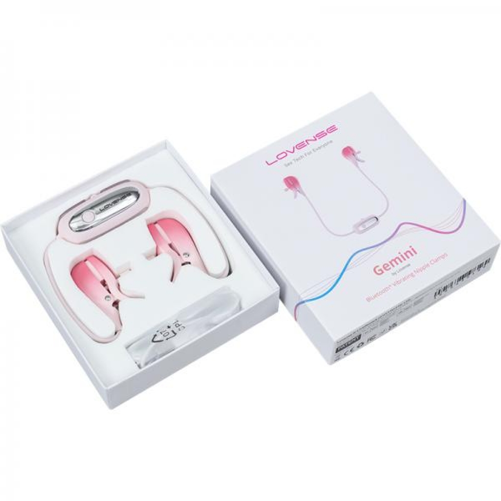 Lovense Gemini Vibrating Nipple Clamps - Lovense