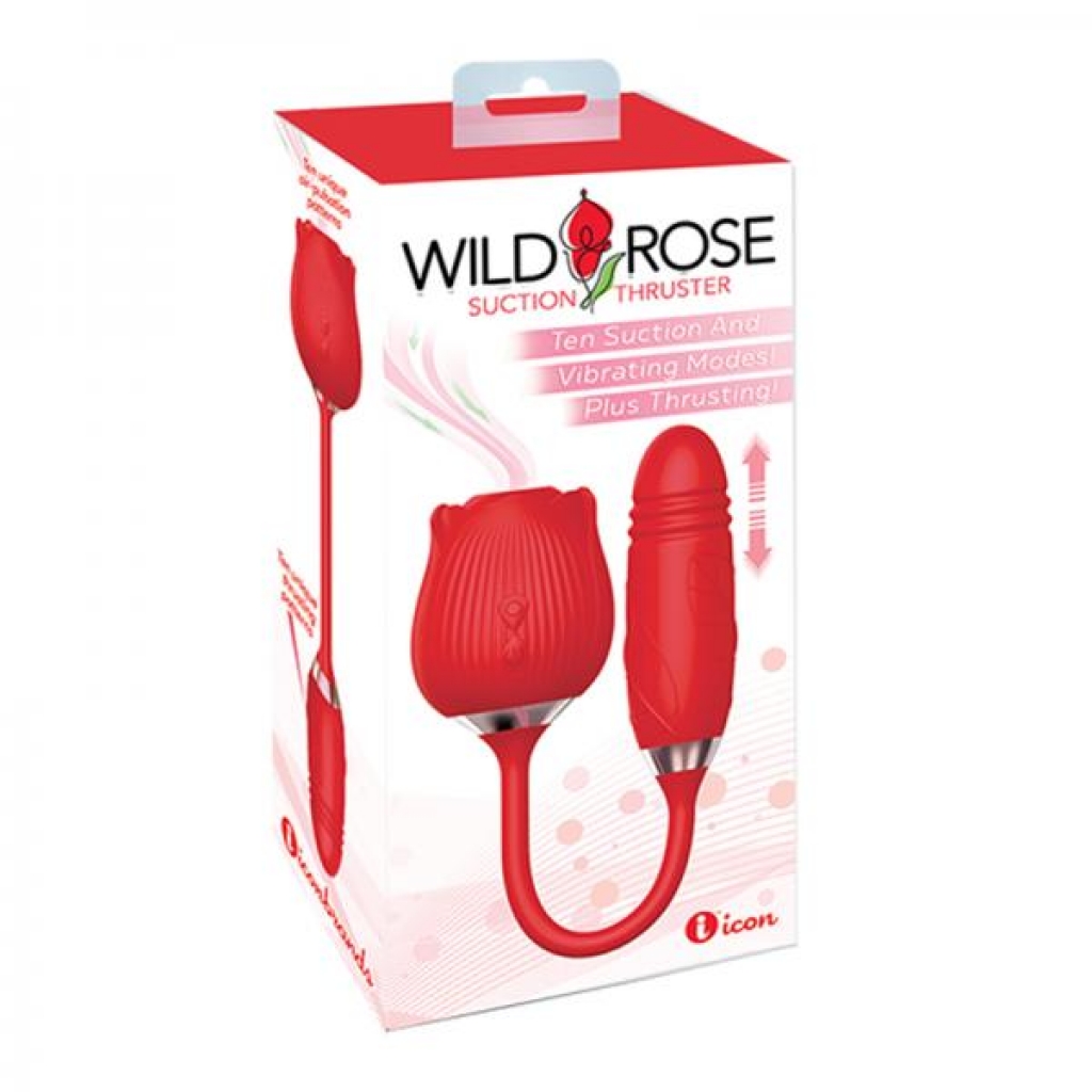 Wild Rose Suction Thruster Red - Icon Brands Inc.