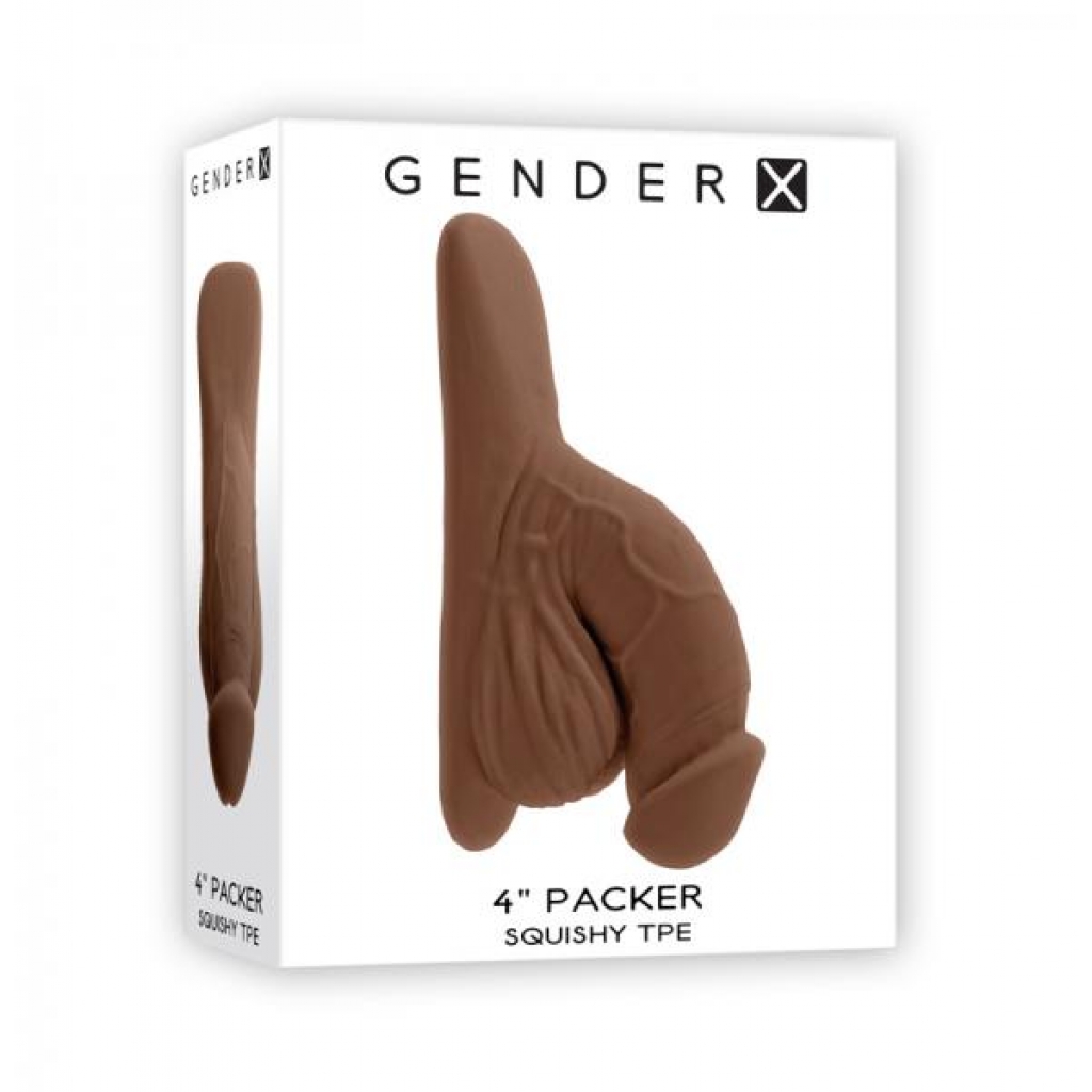 Gender X 4 In. Packer Dark - Evolved Novelties