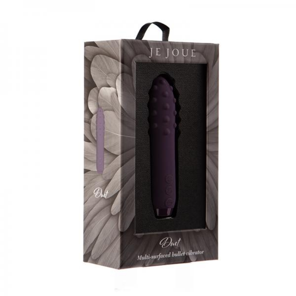 Je Joue Duet Rechargeable Silicone Vibrator - Purple