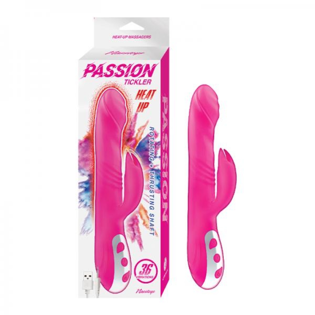 Passion Tickler Heat Up - Dual Stimulator - Pink