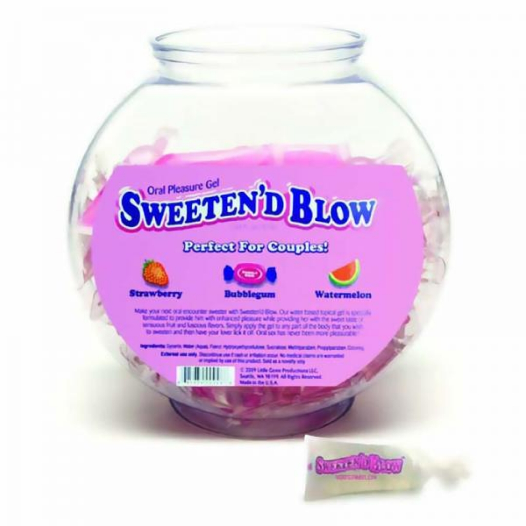 Sweenten'd Blow 66-piece Fishbowl Display (3 Flavors) - Little Genie Productions