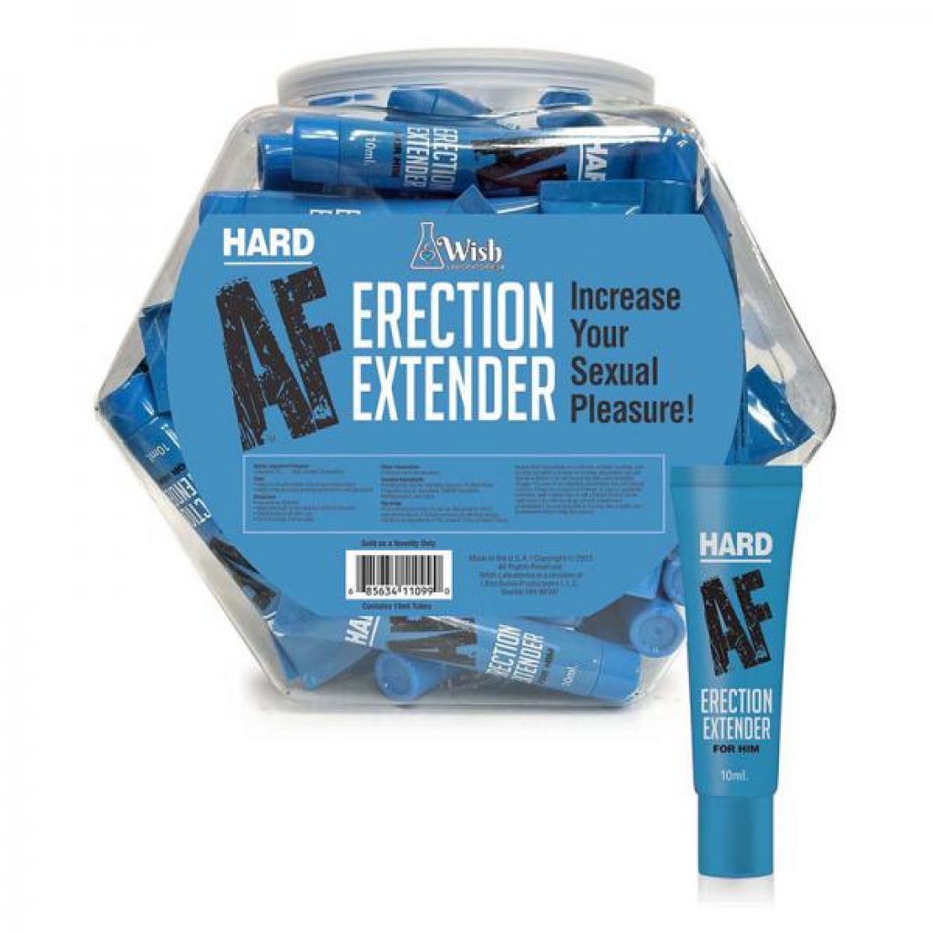 Hard Af Erection Extender Cream 65-piece Fishbowl Display - Little Genie Productions