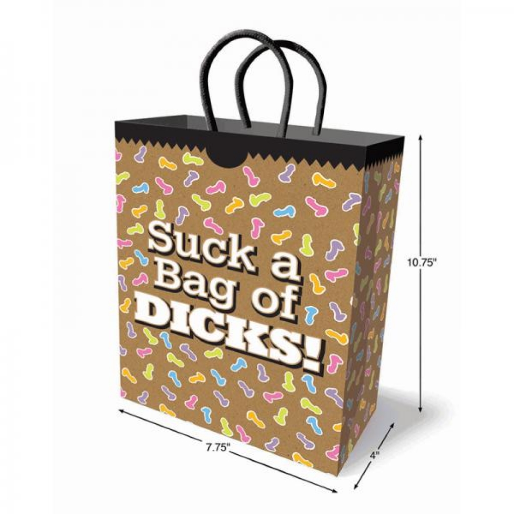 Suck A Bag Of Dicks! Gift Bag - Little Genie Productions