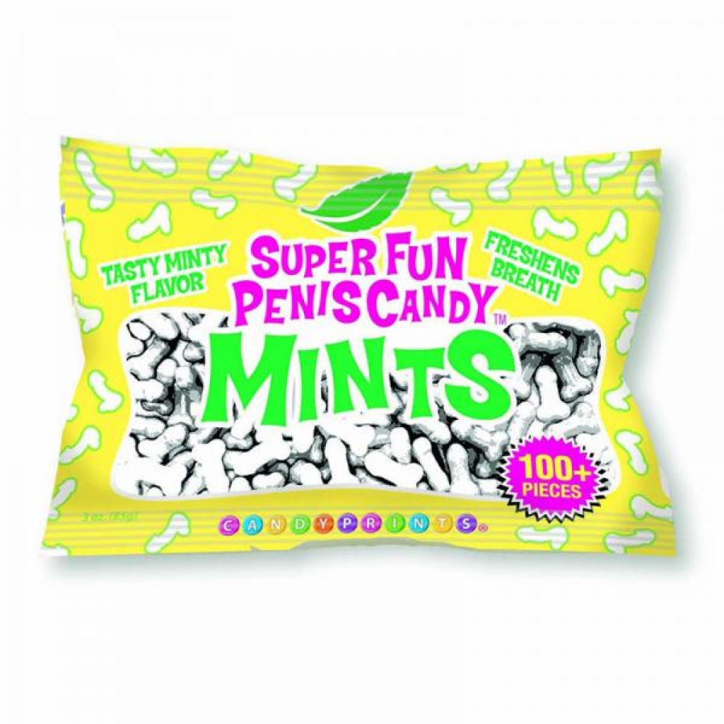 Super Fun Penis Candy Mints 3 Oz. Bag - Little Genie Productions