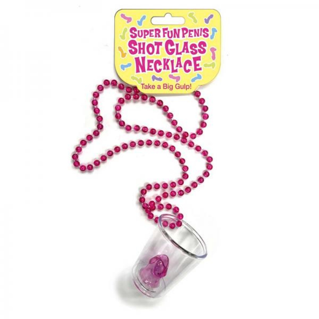 Super Fun Penis Shot Glass Necklace - Little Genie Productions