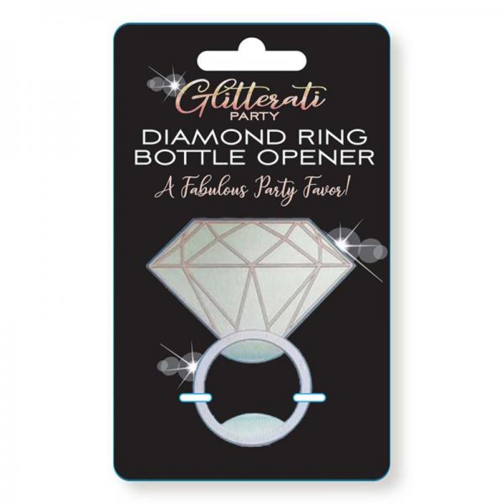 Glitterati Party Diamond Ring Bottle Opener - Little Genie Productions