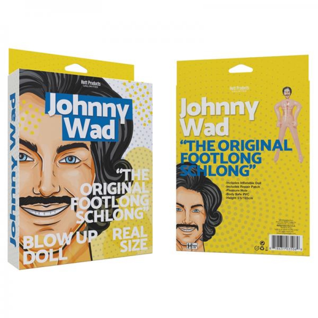 Johnny Wad Blow Up Doll With Large Penis - Hott Products