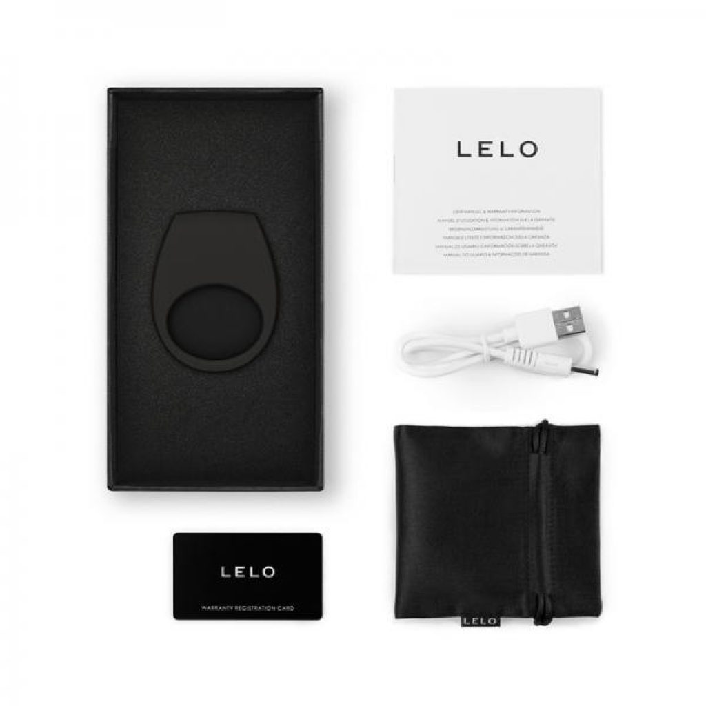 Lelo Tor 3 Vibrating Cockring - Black