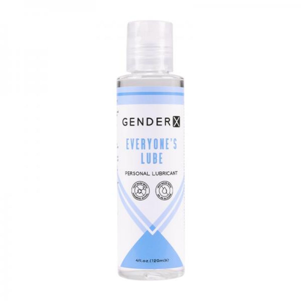 Gender X Everyone's Lube Water-based Lubricant 4 Oz. - Evolved Novelties