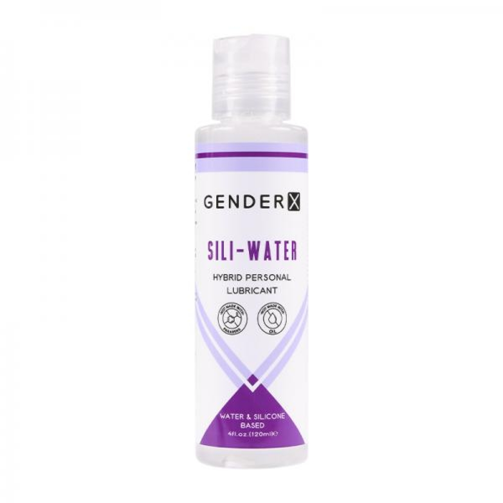 Gender X Sili-water Hybrid Personal Lubricant 4 Oz. - Evolved Novelties