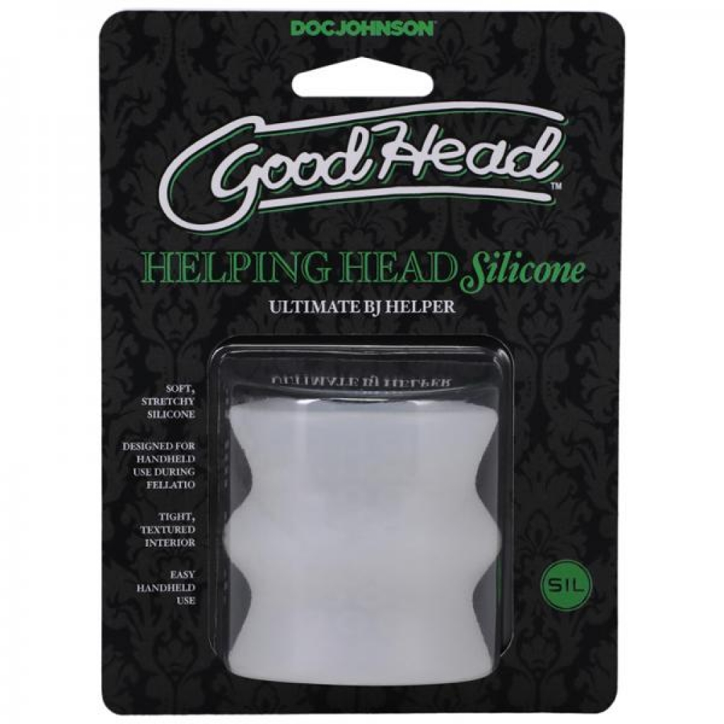 Goodhead Helping Head Silicone Ultimate BJ Helper - Frost