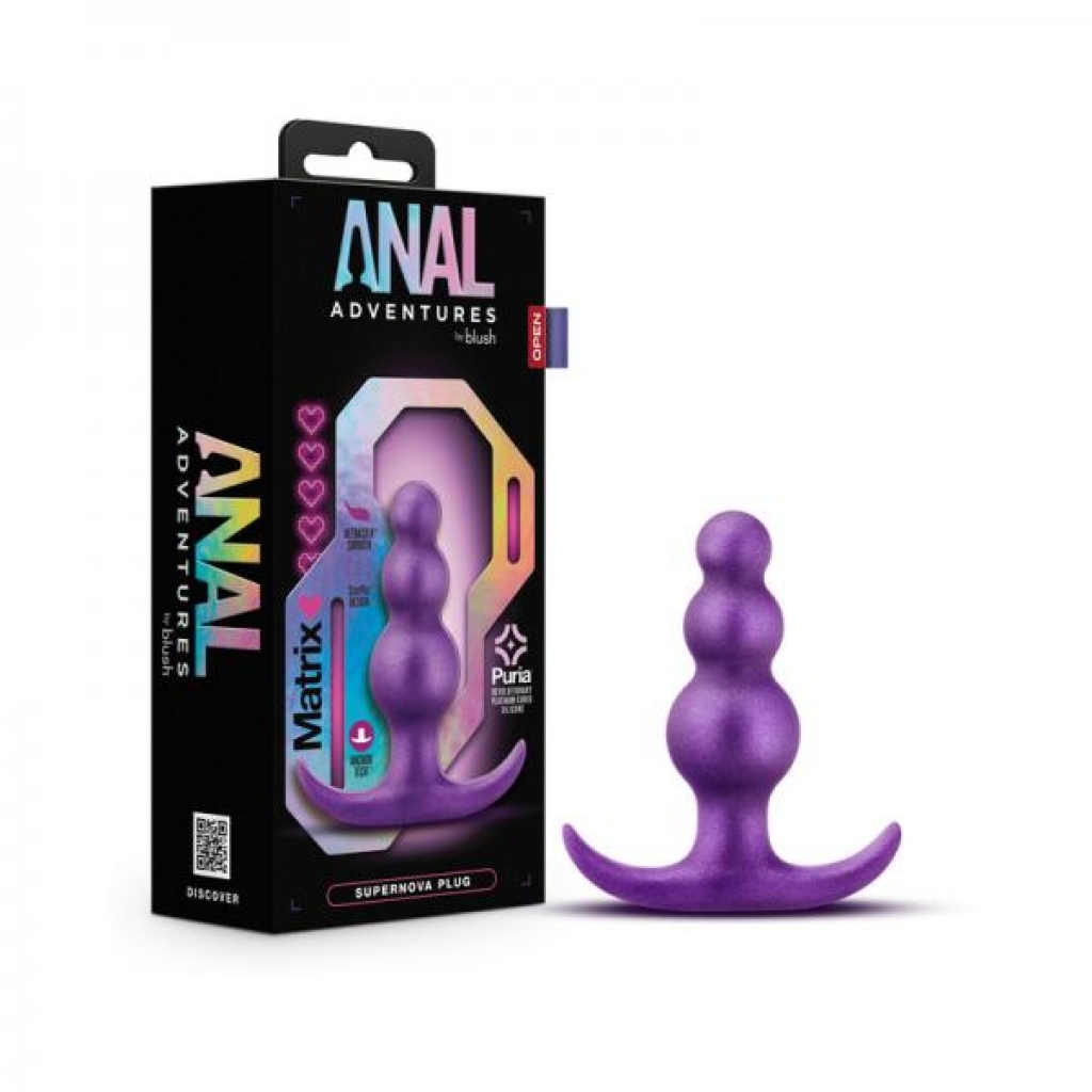 Anal Adventures Matrix Supernova Plug in Galactic Purple