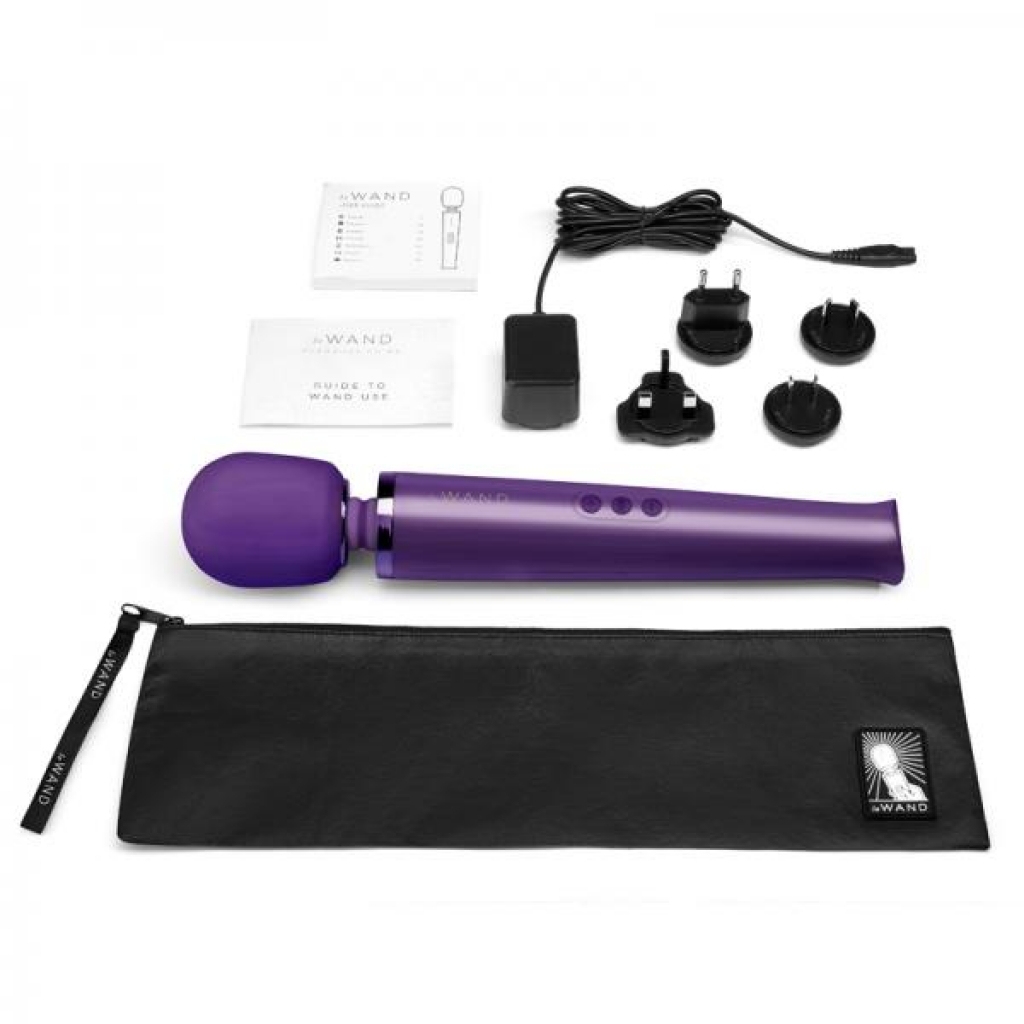 Le Wand Rechargeable Vibrating Massager - Award-Winning Purple