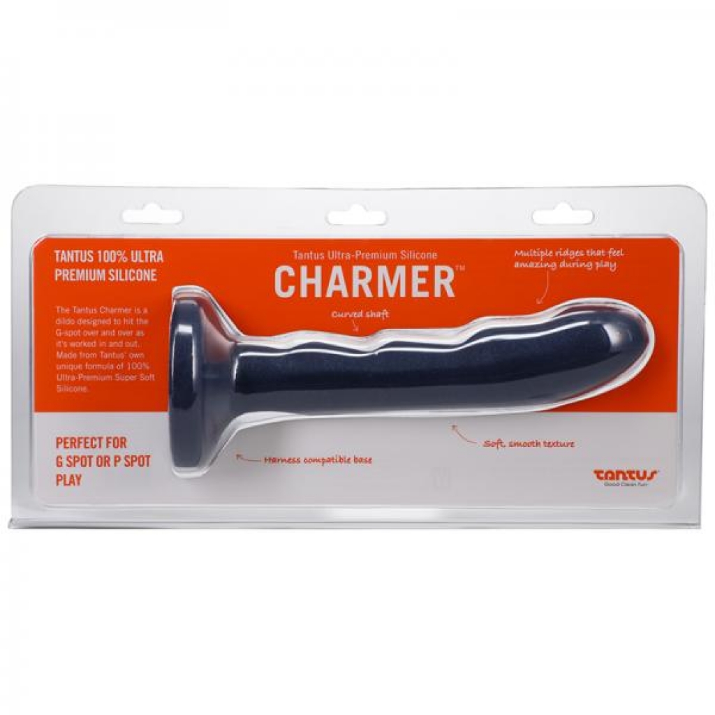 Tantus Charmer 8 In. G-spot Dildo Sapphire - Tantus Inc