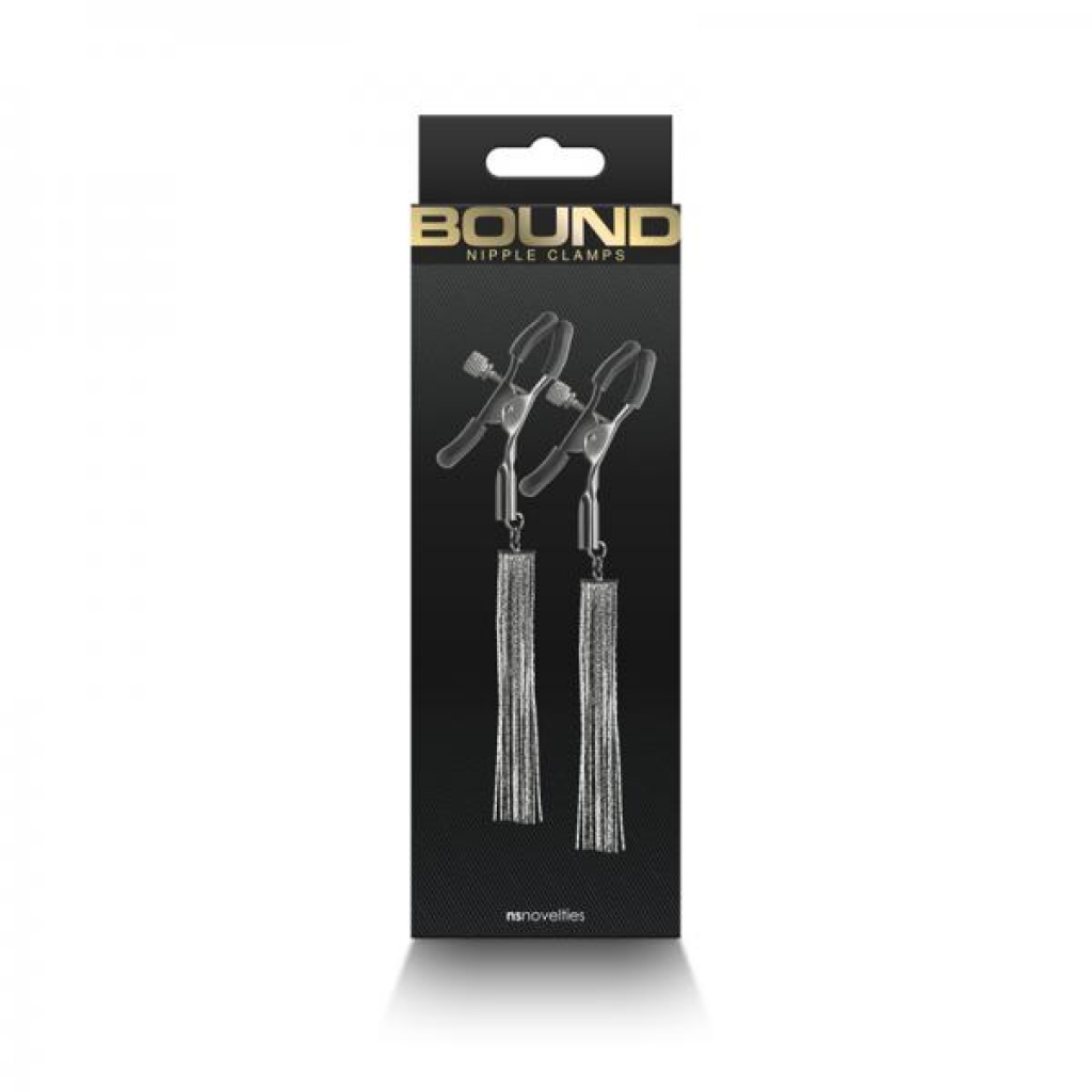 Bound Nipple Clamps D2 Gunmetal - Ns Novelties