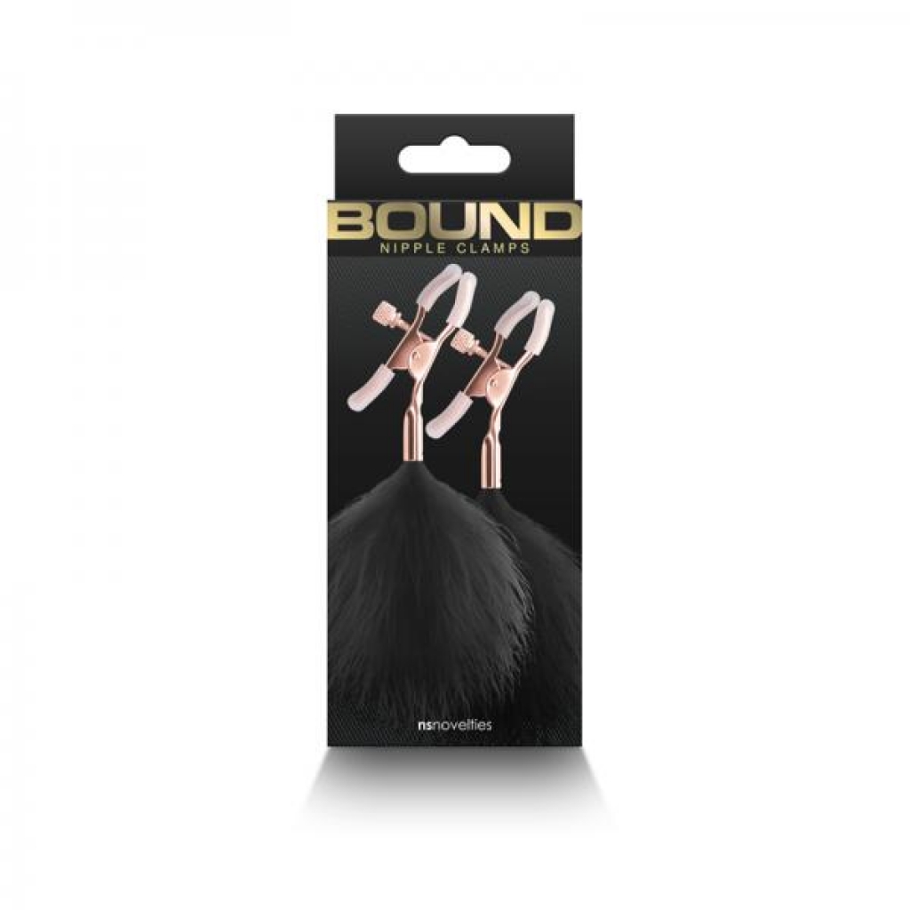 Bound Nipple Clamps F1 - Black