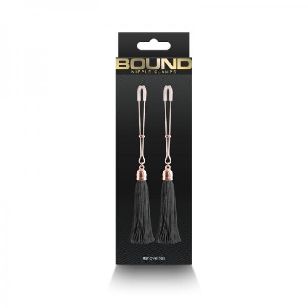 Bound Nipple Clamps T1 Black - Ns Novelties