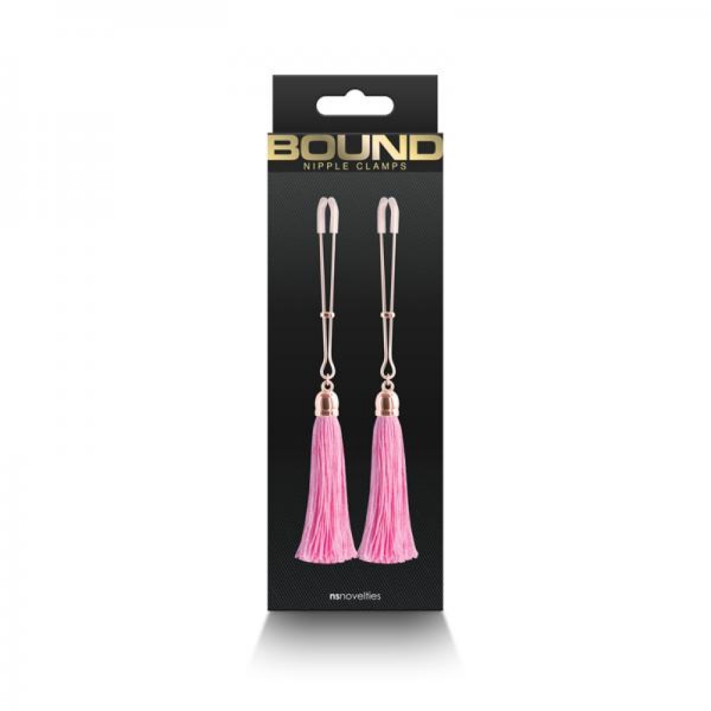 Bound Nipple Clamps T1 - Pink