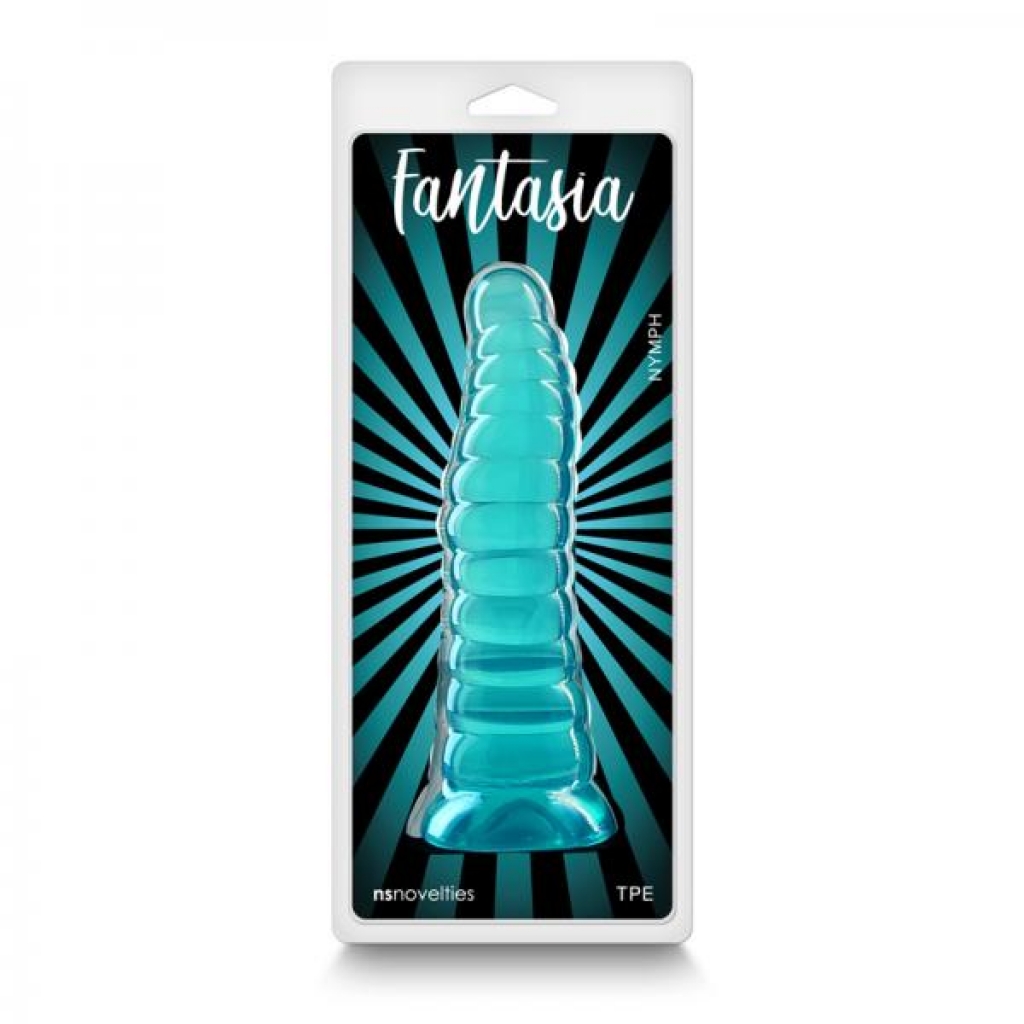 Fantasia Nymph Jelly Dildo - Teal