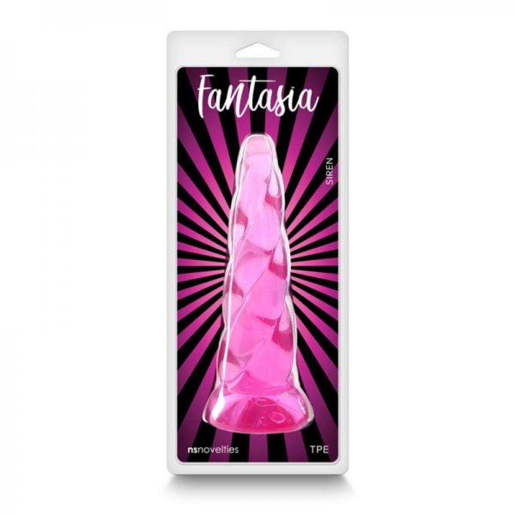 Fantasia Siren Jelly Dildo Pink - Ns Novelties