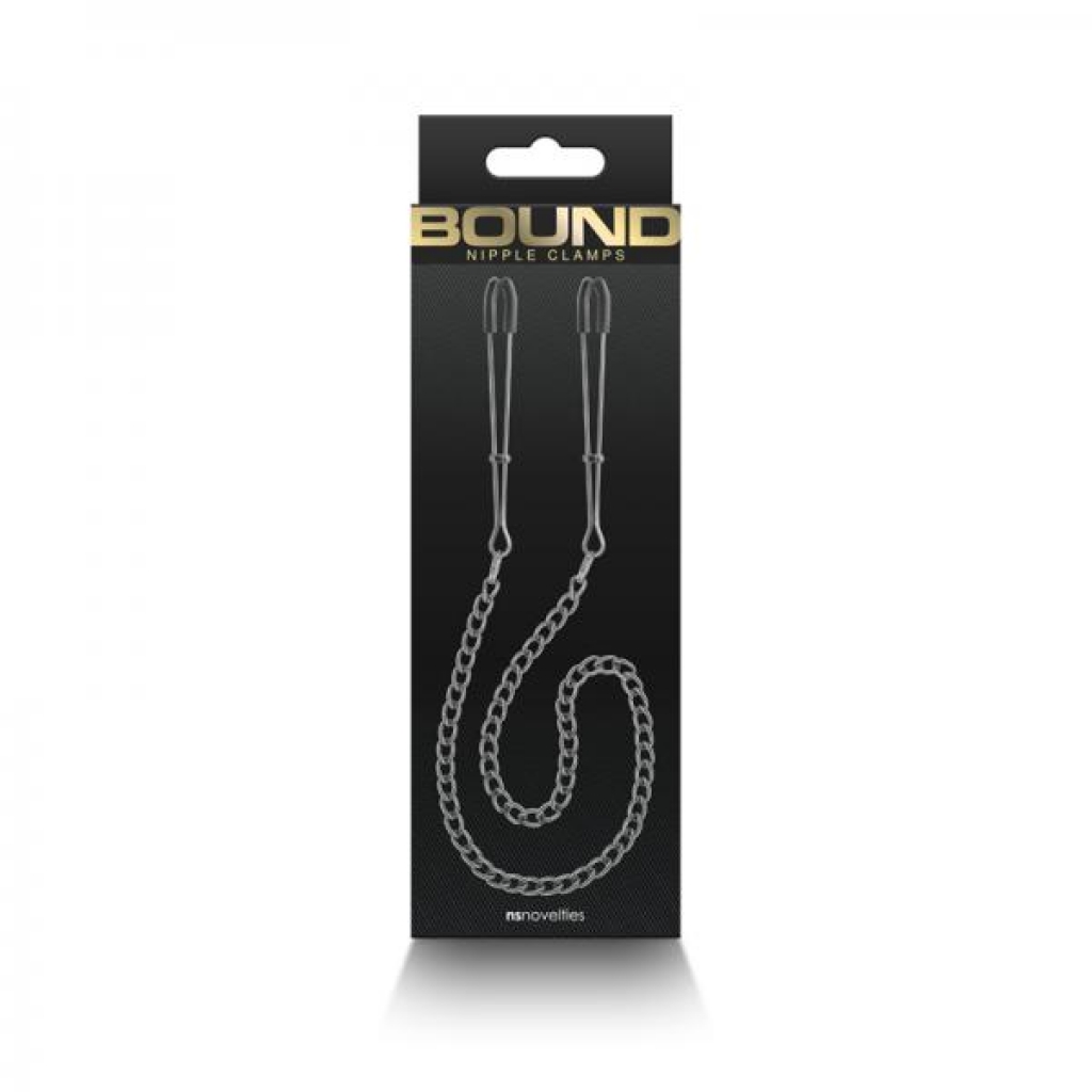 Bound Nipple Clamps - Gunmetal DC3