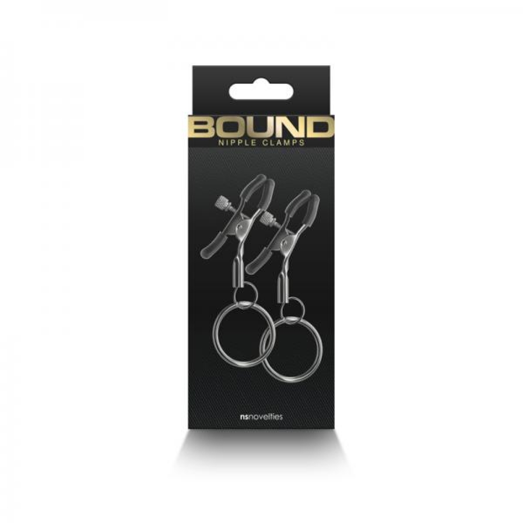 Bound Nipple Clamps C2 Gunmetal - Ns Novelties