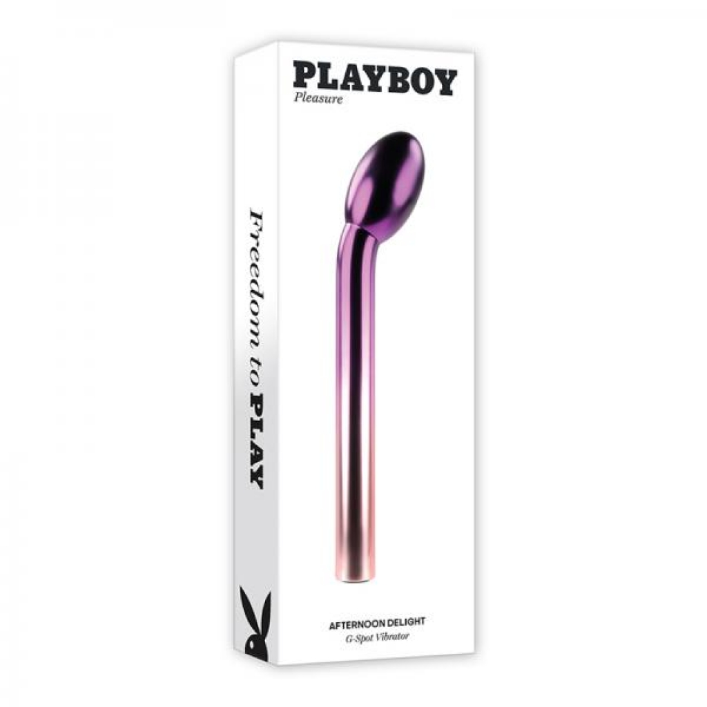 Playboy Afternoon Delight Rechargeable G-spot Vibrator Ombre - Evolved Novelties