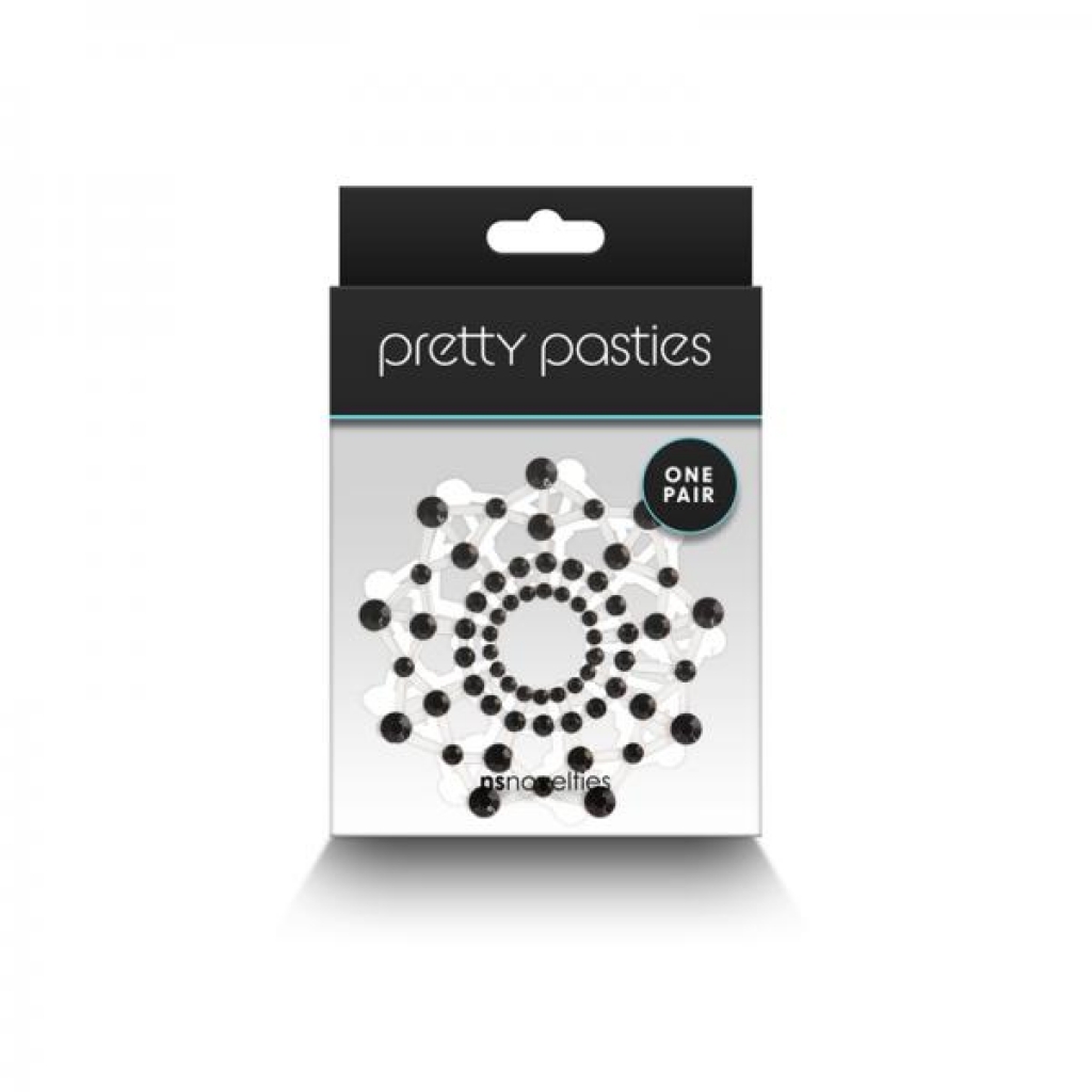 Pretty Pasties Charm Iii Black - Ns Novelties